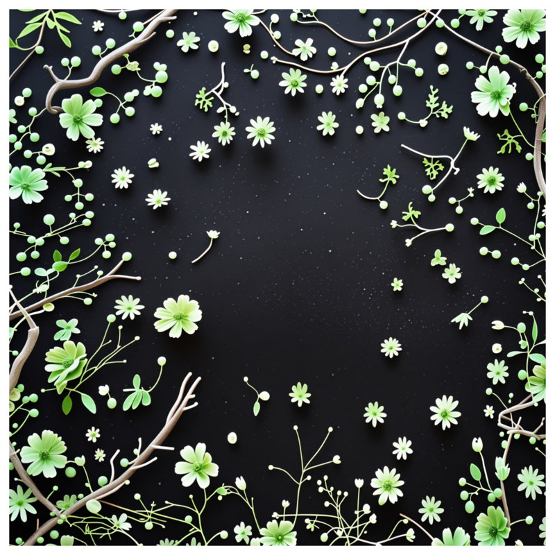 Tapis de bain floral, L 24 po x L 17 po