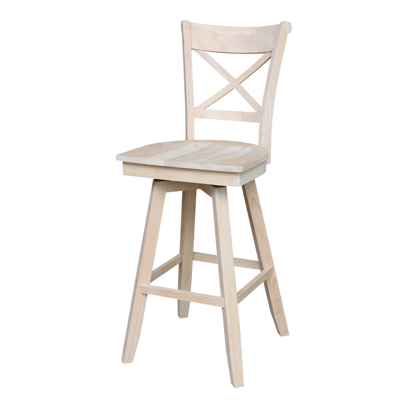 Tabouret tournant 24 "Deonda, Non fini, Tabouret de bar (siège d'une hauteur de 30 po)