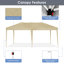 Auvent 10 x 20 pi, tente commerciale extérieure imperméable-99486415
