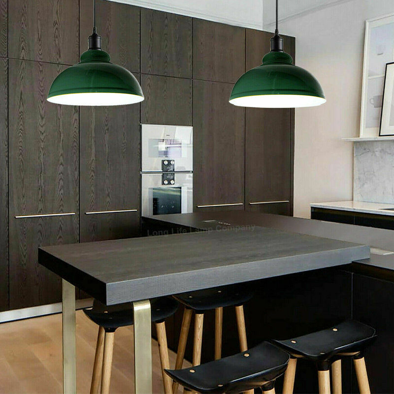 Reich 1 - Light Dome Pendant, 116cm H x 29cm W x 29cm D, Gloss Green