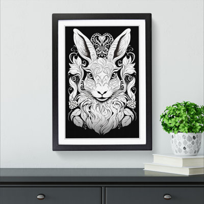 Hare Line - Framed Print