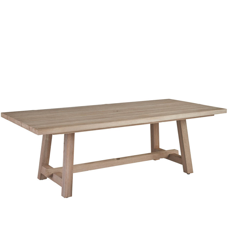 Table de salle à manger rectangulaire d'extérieur L 40 po x l 84 po