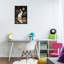 Regal Rabbit Moonlight Gold Framed Floater Canvas by The Dutch Lady-831341031-831341027