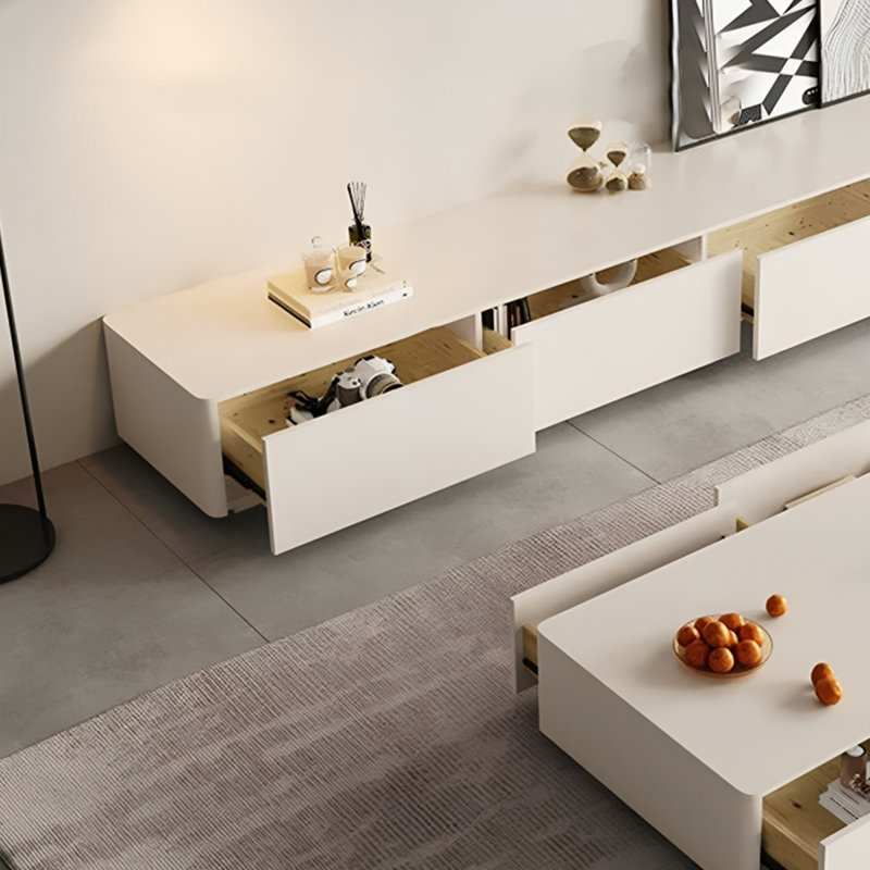 Meuble télé et table basse de style minimaliste