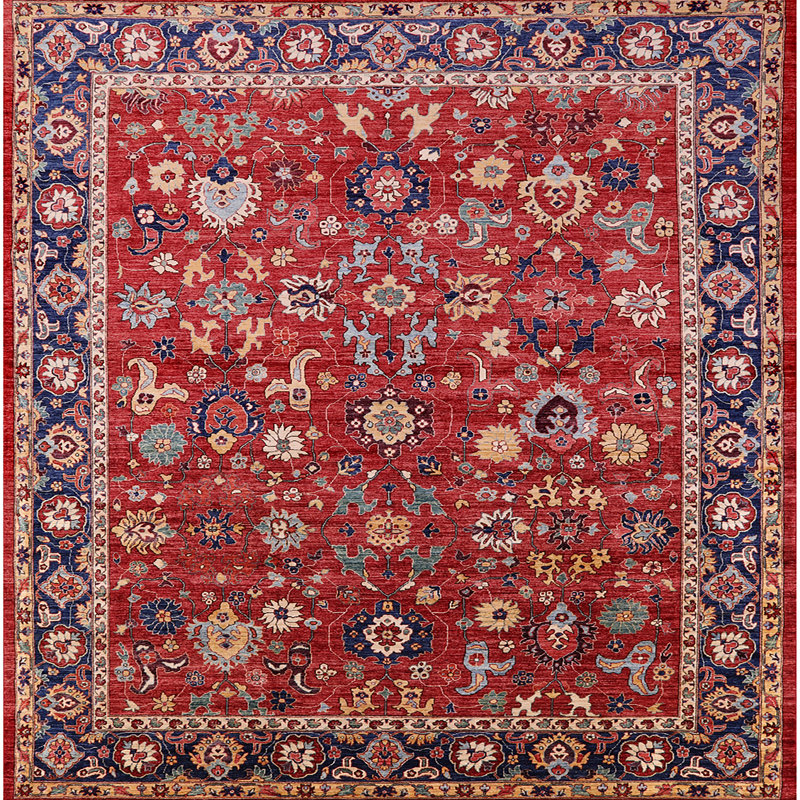 Haigler Oriental Indoor Rug, Square 5'
