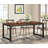 Industrial Dining Table For 6–8 People, Rustic Rectangular Kitchen & Dining Room Table With Heavy-Duty Metal Frame, Workstation Or Game Night