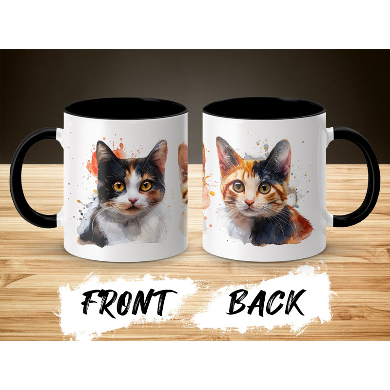Ceramic Coffee Mug, Black, 2