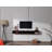 47-inch Wood Grain Floating Tv Stand Wall-mounted Entertainment Center With 2 Open Cabinets And 1 Door-1489912497