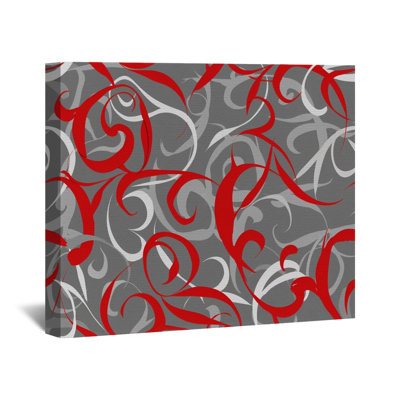 «Abstract Curls» sur toile