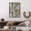 «Abstract Golden Grey II», reproduction d'art moderne sans cadre