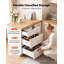 Meuble bas blanc de style Shaker, à monter soi-même, largeur 45,7 cm (18 po), dimensions (non assemblé) : 45,7 cm (18 po) L x 61 cm (24 po) P x 87,6 cm (34,5 po) H, avec 3 tiroirs, fermeture amortie et chants plaqués. Parfait pour la maison, le bureau et la buanderie.