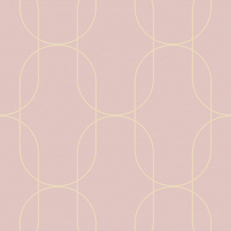 Superfresco Eternity Geometric Wallpaper, Pink