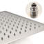 Ensemble de système de douche de plafond avec douchette 12 po-126529193