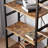 74.2 " H Bookshelf With Open Storage shelves, 5-Tier Bookcase With Metal Frame, Tall Bookcase For Living Room, Home Office-1684619060