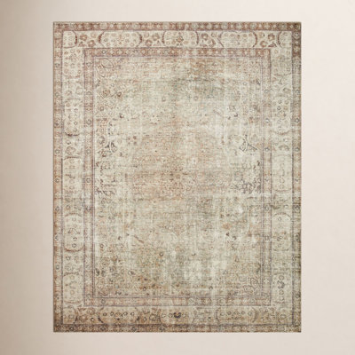 Loloi Margot Antique/Sage Area Rug feat. CloudPile