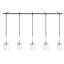 Luminaire suspendu linéaire à 5 lumières pour îlot de cuisine Romona-807847873-806577000