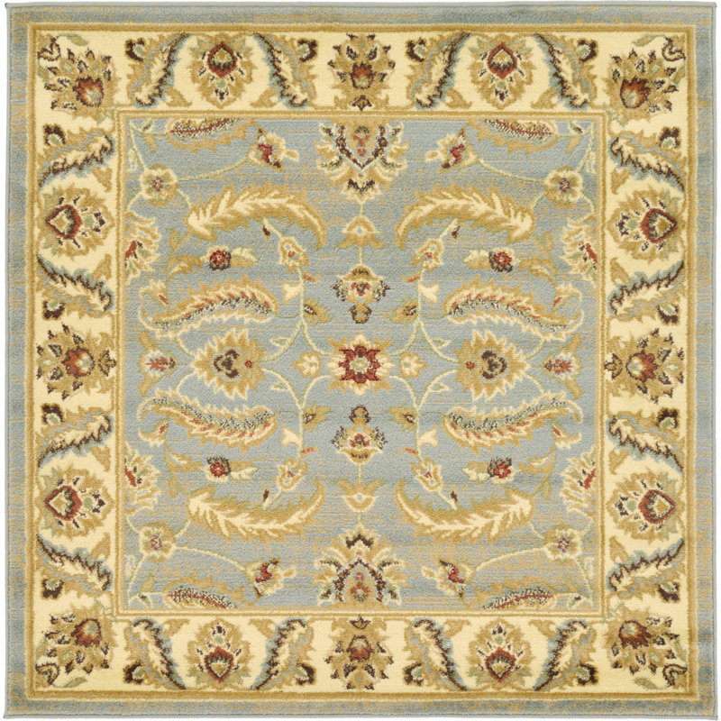 Tapis oriental jaune / bleu Niles
