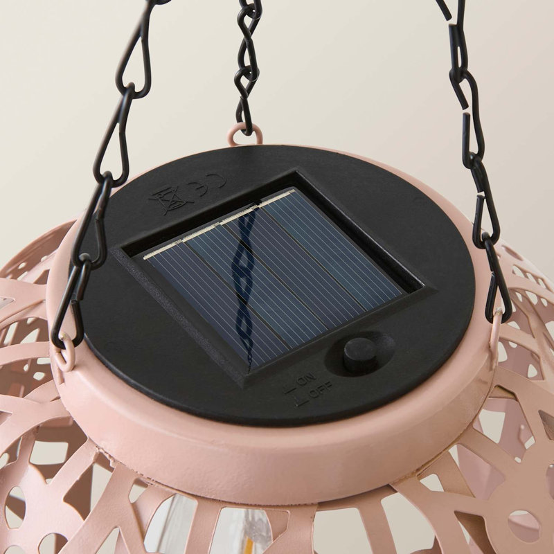 Outdoor Hanging Lantern, Pink