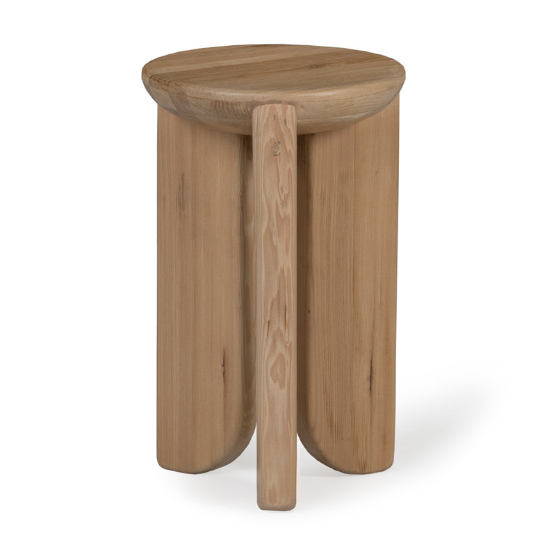 Table de bout à 3 pieds Satine, Finition à l'huile naturelle