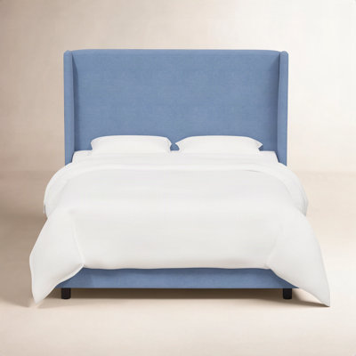 Tilly Upholstered Wingback Bed