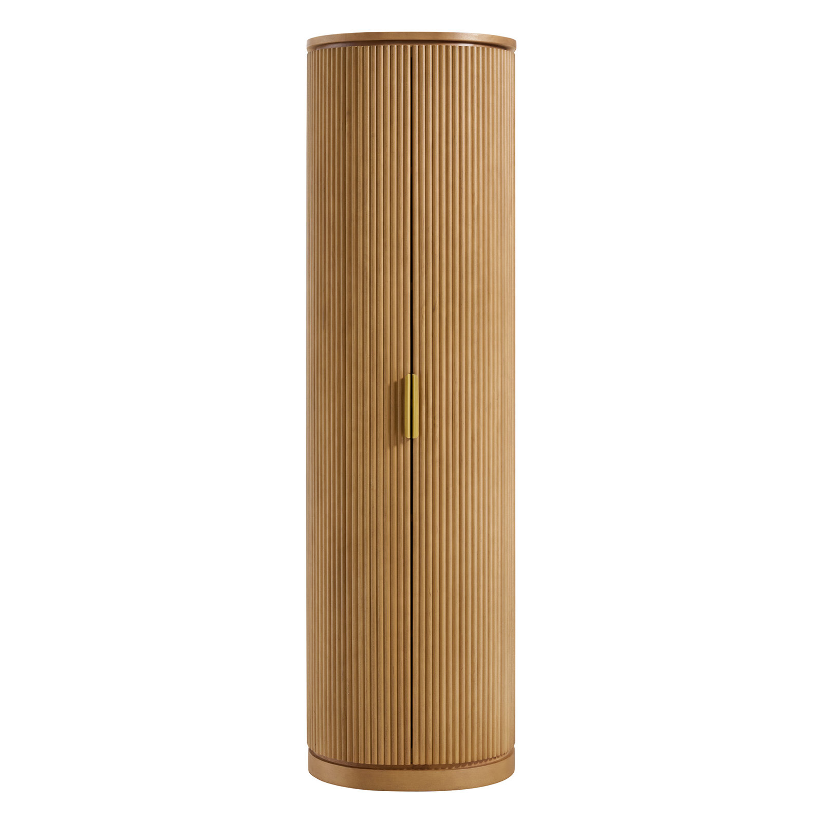Nova Linen Cabinet In Reeded Birch