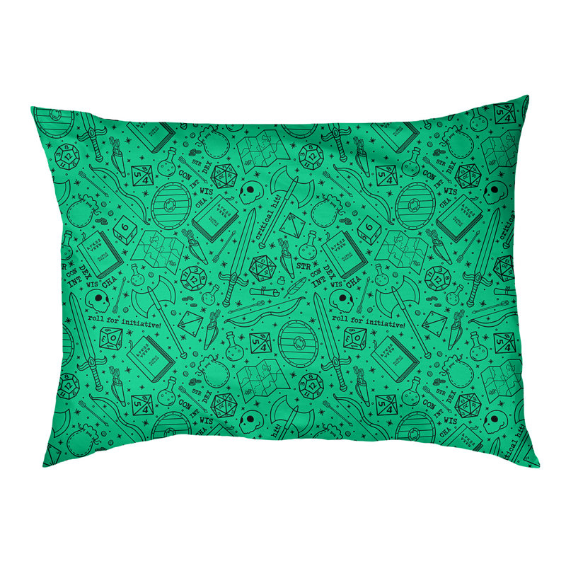 Coussin Byrge, Grand (H 17 po x l 52 po x P 42 po), Vert clair