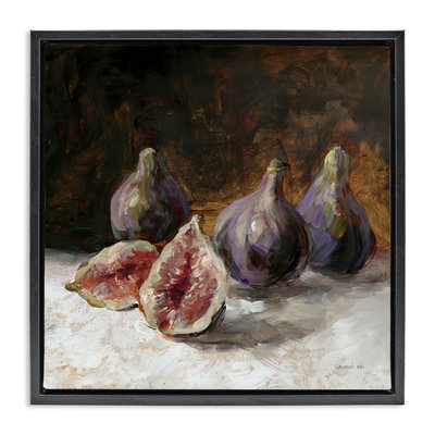 Rustic Fig Still Life Floating Frame, design by Danhui Nai