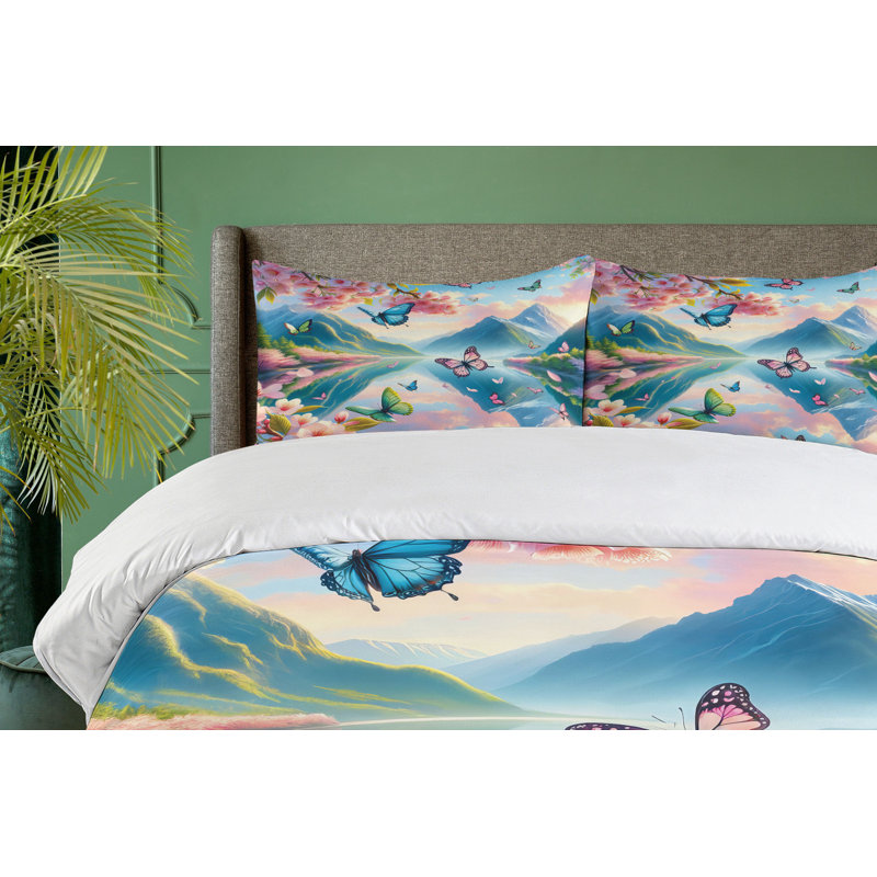 Lake Duvet Cover, King Duvet Cover + 2 Standard Shams