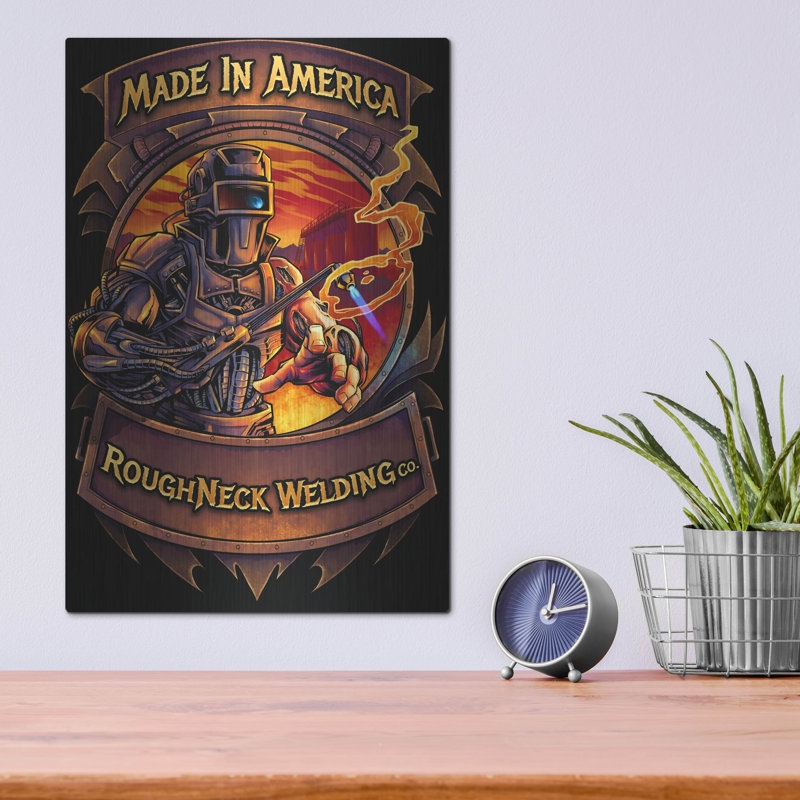 «Welding Cyborg» par Flyland Designs, H 16 po x l 12 po