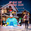 Pingouin de Noël avec igloo gonflable