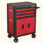 3-Drawer Rolling Tool Chest With Wheels, Steel Tool Cabinets With Drawers, Liners And Locking System For Warehouse, Garage
