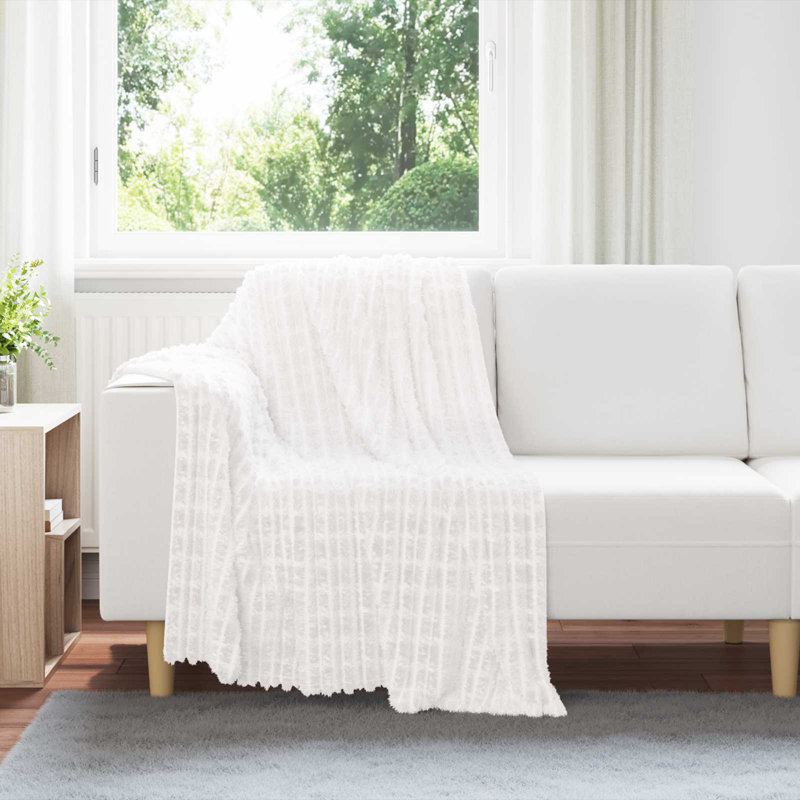 5.2-31 Throw Blanket, 150cm x 130cm, White