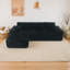 Canapé modulaire Cloud avec méridienne, canapé moderne en velours côtelé moelleux, aucun assemblage requis-670959610-670959110