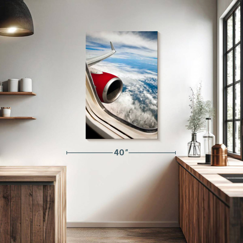 Mehar Plane Window View, 39" H x 26" W