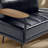 54.98" W Upholstered Faux Leather Bench-729906504