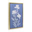 Toile flottante encadrée Cerulean Blue Blooms par Petals Prints Design-756428704-756428711