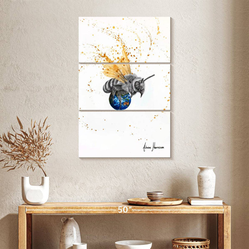 Brampt World Bee, 38" H x 24" W