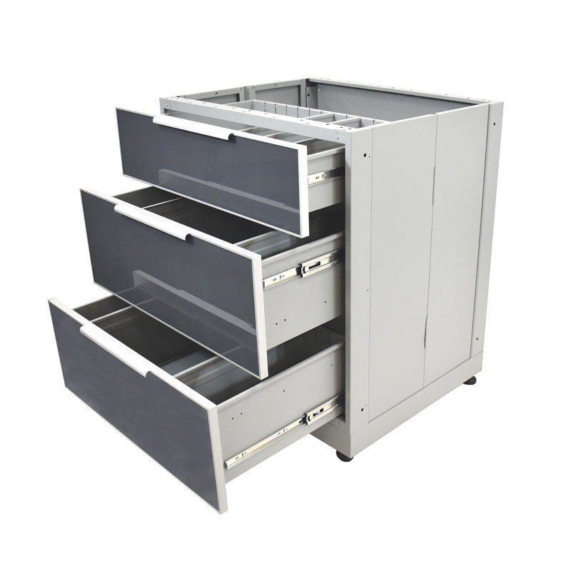 Cuisine d'extérieur modulaire combinée 4 pièces 120 "Blue Sky