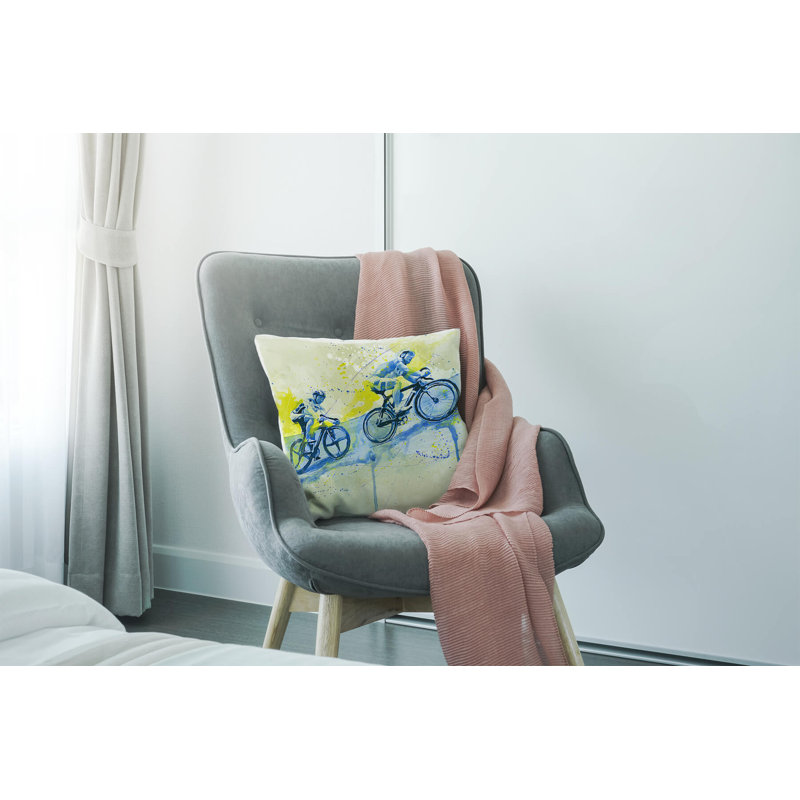 Radsport Square Cushion