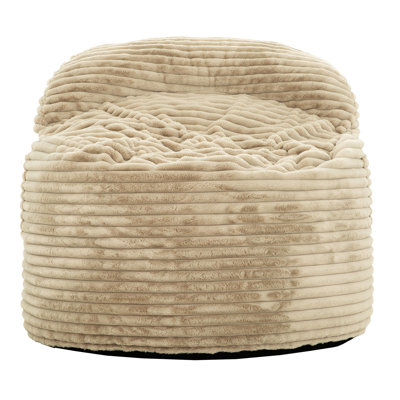 Convertible, 21, Memory Foam Bean Bag, Beige, Corduroy Fabric, Soft Seat, Relaxation, Versatile, Different Activities, Easy To Carry, Maintain Beige 21 Convertible , Upholstery, Shredded For Comfort,