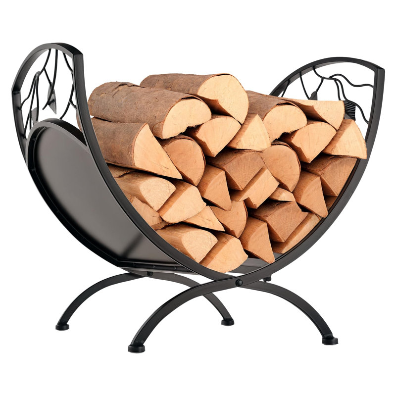 43.5cm W Metal Log Rack