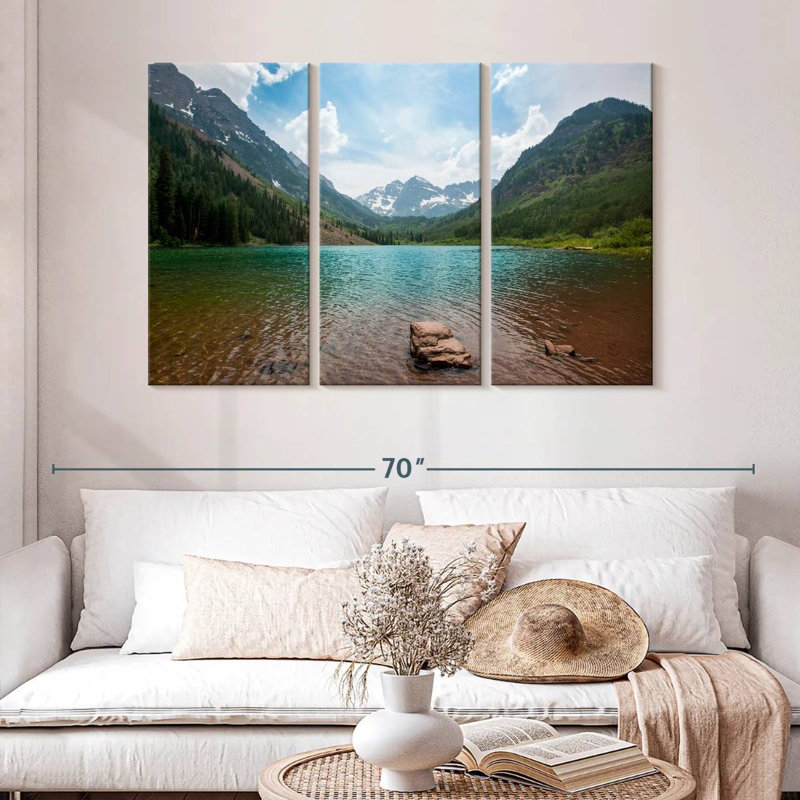 Alvord Serene Maroon Bells, 32" H x 50" W