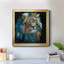 Painted Leo - Peinture sur toile encadrée-645040012-645040013