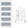 Frameless Neo-Angle Pivot Shower Door with Tempered Glass