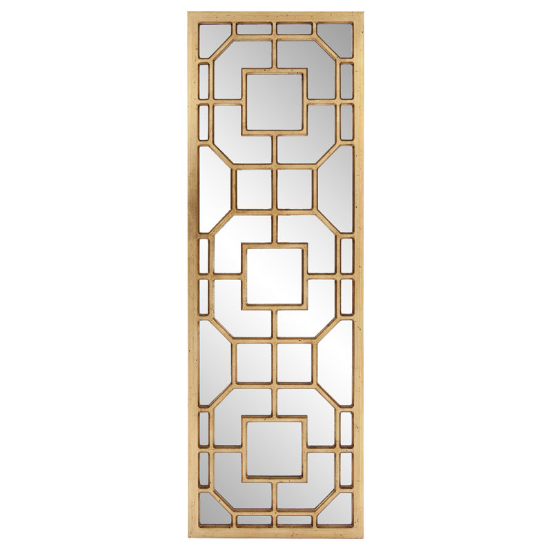 Lynnessa Rectangle Mirror, Gold
