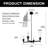4 Light Contemporary Dimmable Chandeliers Modern Lighting Fixtures-2114344464