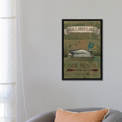 Lodge Signs IV par James Wiens - Giclée sur toile tendue avec châssis