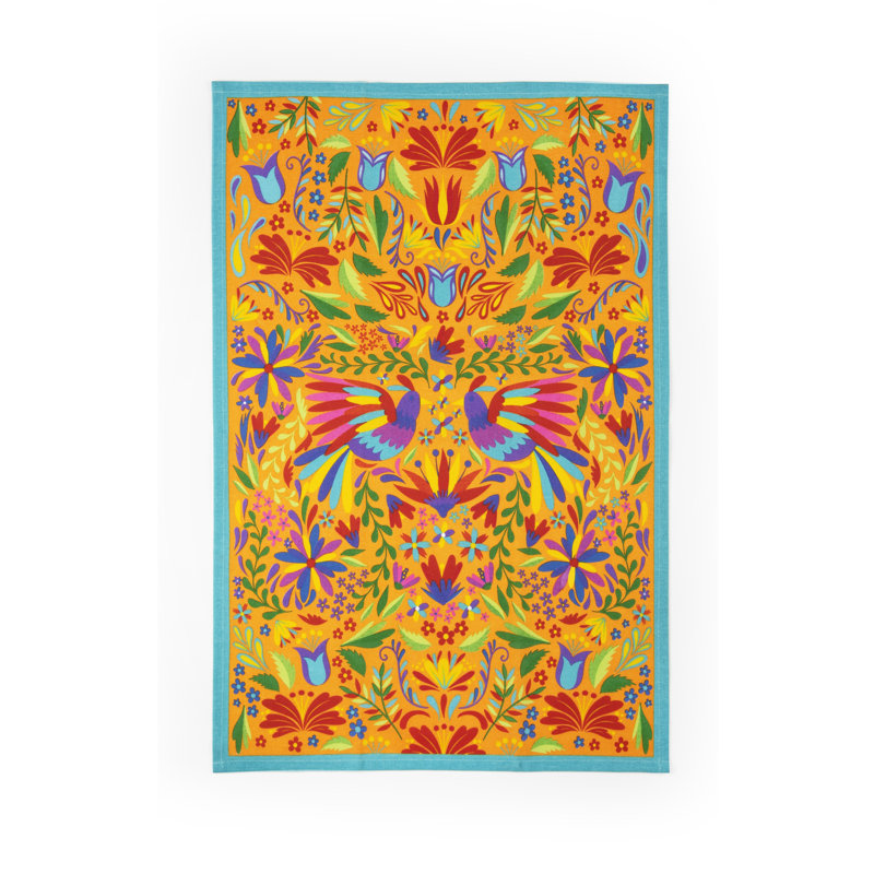 Mexican Flowers Cotton Dish Cloth Kitchen Towel