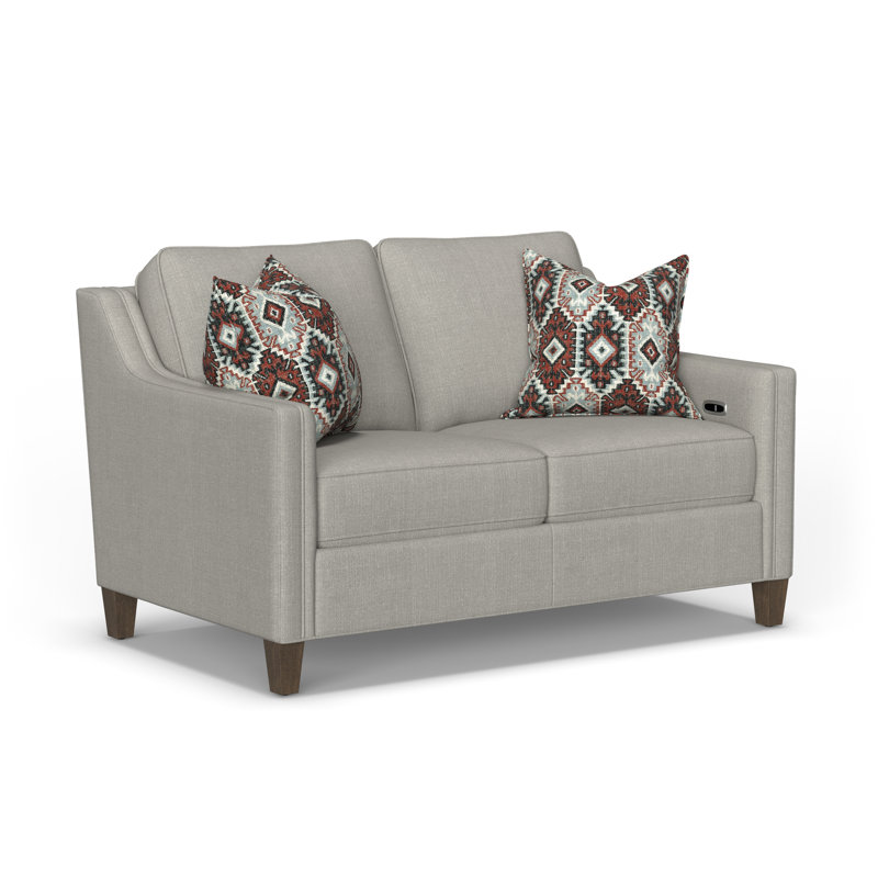 Caterina Power Inclining Loveseat, Gray