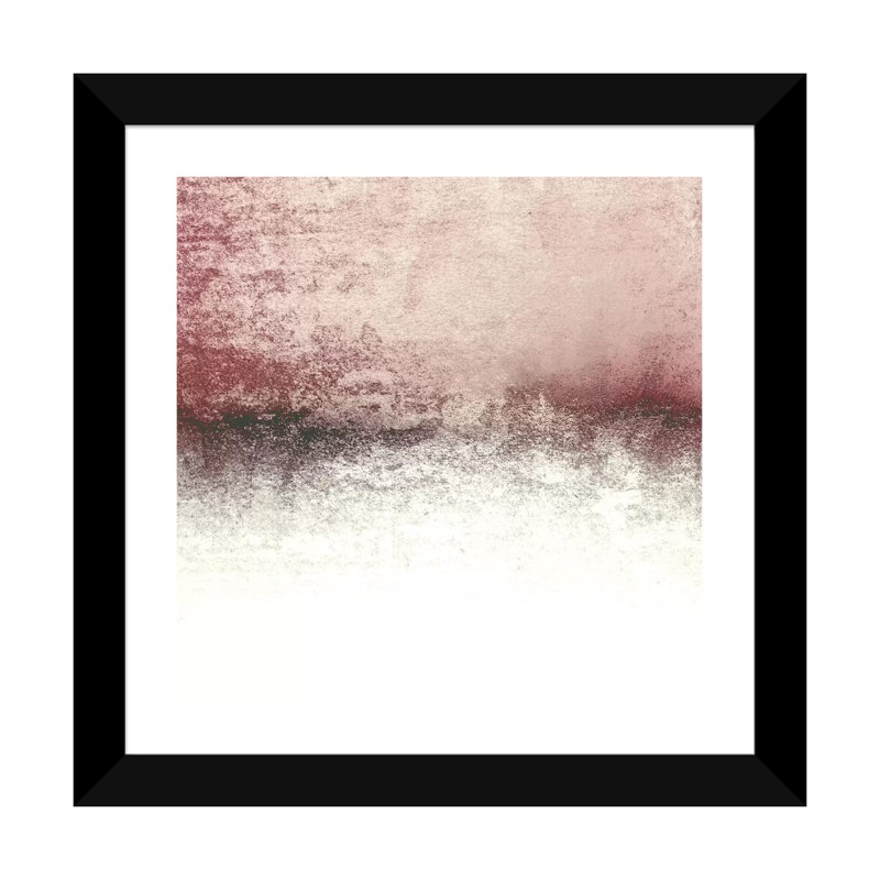 «Blush» - reproduction d'art, Papier noir, H 16 po x l 16 po x p 1 po